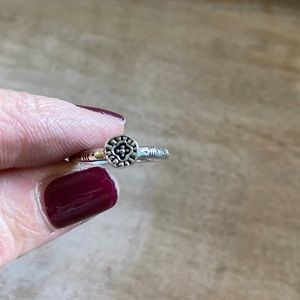 Belle Fleur stack circle ring - silpada .925 sterling silver